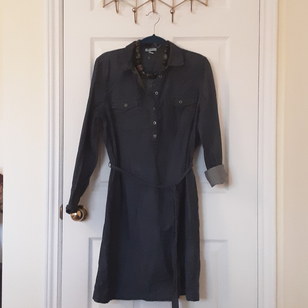 Long Sleeve Denim Dress
